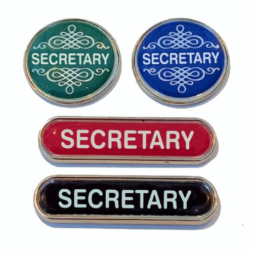 SECRETARY badge